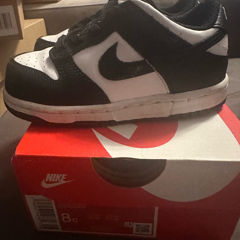 Nike Kids Black and White Sneakers